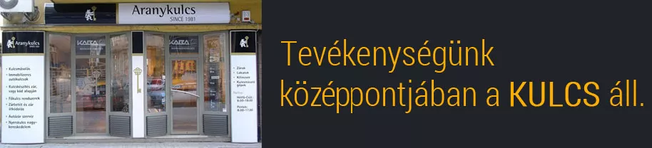 Tevénységünk középpontja a kulcs